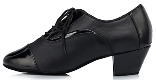 NRBMZYEN Zapatos de baile latino para hombre, zapatos de baile latino, zapatos de baile de cuero para hombre, zapatos de baile para adultos, para exteriores, Samba, Cha, Cha, Tango, Salsa, Blanco, 50