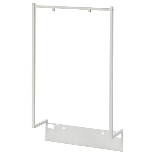 IKEA NORDLI Anbau-Kleiderstange, 80 x 115 cm, Weiß