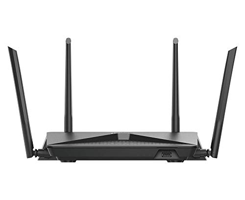D-Link EXO AC2600 MU-MIMO 4x4 Wi-Fi Router Gaming and 4K Streaming with 2 USB Ports, Dual Band Wireless Router (DIR-882-US/RE) (Renewed)