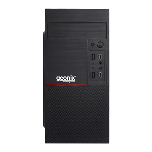 Geonix GX-1715 Cabinet/Computer Case with Audio Port, 2 USB 2.0 Port, Micro/Mini ATX Compatible, Ideal for Home, Office, Gaming (Black) (B0DGQJLR63) Amazon Price History, Amazon Price Tracker