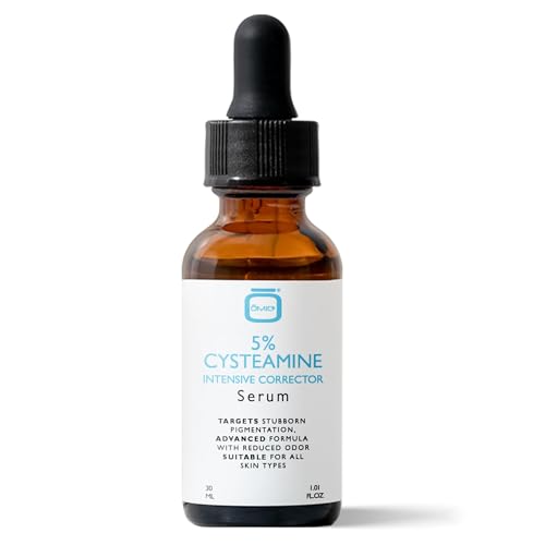 OMIC+ 5% Cysteamine Intensive Corrector Serum - 1 Fl Oz / 30ml - Targets Stubborn Pigmentation Uneven Skin Tone Brightening & Firming Antioxidant Formula Suitable for All Skin Types