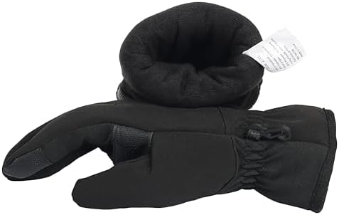 Heat Logic Thermal Winter Gloves, Touchscreen Compatible with Fleece Lining For Cold Weather, Water-Resistant Hiking Gloves - Image 9