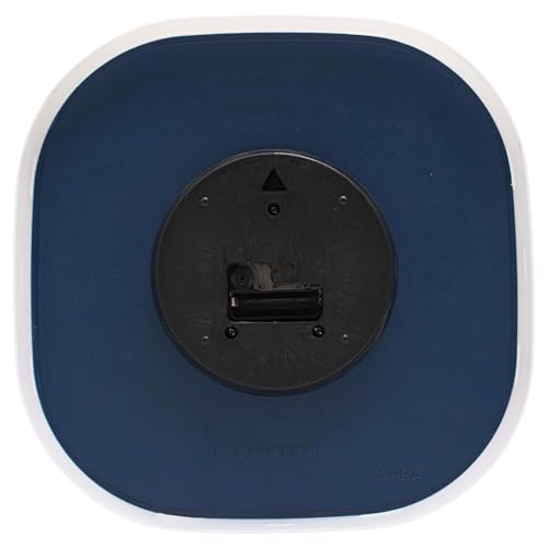 Image of TEKCOOL Plastic Analogue Wall Clock 12 inch Silent Quartz Decorative Wall Clock Non-Ticking Classic Clock Battery Operated Round Easy to Read for Room /Home /Kitchen /Bedroom /Office /School.Blue:-