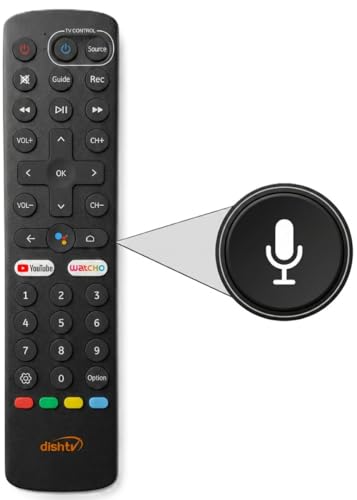 Image of K2 Remotes Compatible for Original Dish TV Smart HUB Android TV Remote - with Voice Support (Please Match with Your Old Remote Before Purchase)