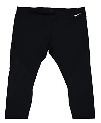 Nike Damen Power Epic Lux Hose, Schwarz (Black/010), Gr. 1X