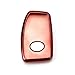 iJDMTOY Chrome Finish Red TPU Key Fob Protective Cover Case Compatible with Lexus is ES GS RC NX RX LX 200 250 350 Remote Key