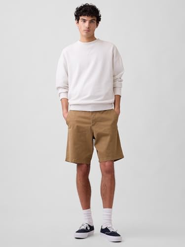 Image of Gap Men Solid Regular Fit Mid Rise Shorts