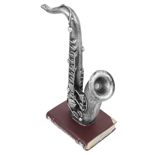 ifundom Estátua De Instrumento Musical De Resina Tampo De Mesa Mini Estatueta Estátua De Saxofone De