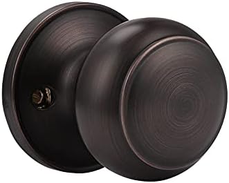 Probrico Single Ball Dummy Door Knob Half Dummy Handles Oil Rubbed Bronze