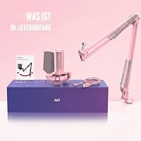 FIFINE Gaming Mikrofon mit Arm, USB Microphone pc für MAC PS4 PS5 mit Stummschalttaste, Popfilter, Shock Mount für Streaming Podcast Studio – Ansicht 6