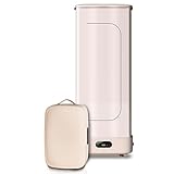 EUPXRHY Secadora de Ropa Portatil, Armario Planchador de Ropa con Desinfección UV y Cuidado con Vapor, Tenderetes de Ropa Plegables con Temporizador y Termostato