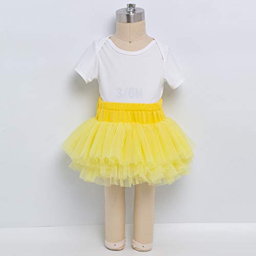 Image of Anbaby Baby Girls Soft Tutu Skirt Toddler Ruffled Pants Diaper Cover