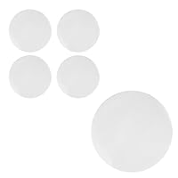 ACOLY 5-teilige Silikon-Dampfmatte, 20 cm Silikon-Dampfmatte aus Netzgewebe, zum Kochen von Knödeln, Brötchen, Dim Sum, Brot und Gebäck