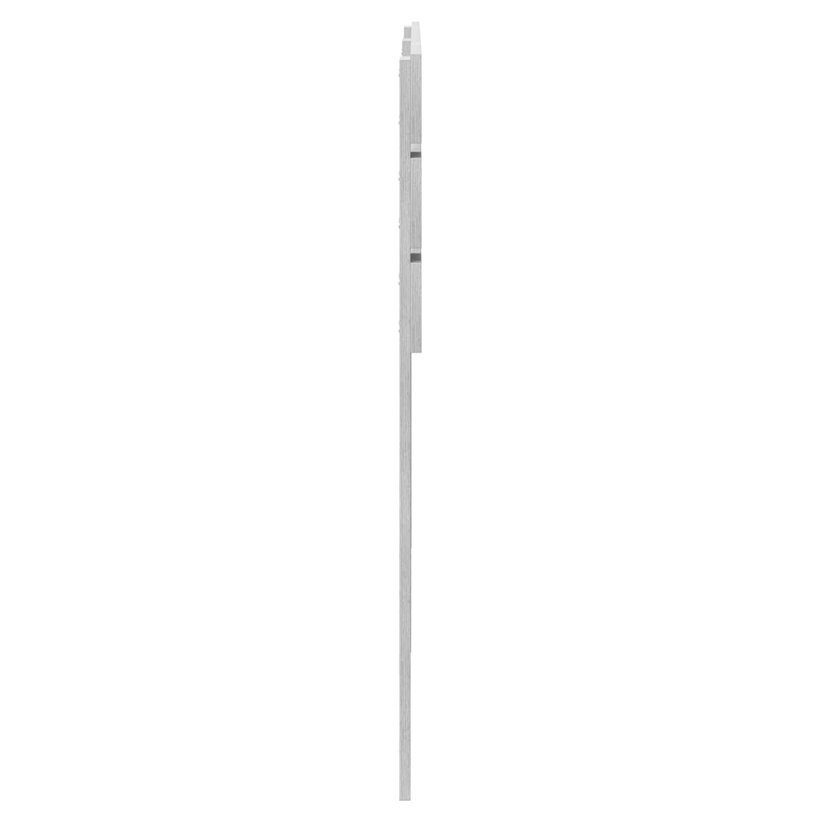 vidaXL Cabecero Gris Concreto Madera contrachapada, Cabecera Moderna y Rectangular, Toque Chic para tu Dormitorio, solución Sencilla para el Descanso