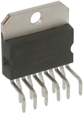 ST Micro L6203 DMOS Full Bridge Motor Driver, 36 V, 11 Pin, 10.7 mm H x 5 mm W x 19.6 mm L