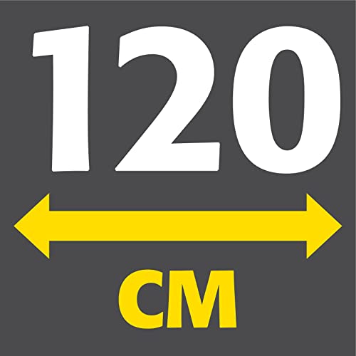 Juwel Wäschetrockner Ruck Zuck 120 (Wandtrockner ausziehbar, Trockner für innen und außen, Tragkraft 20 kg, Trockenlänge… – Bild 5