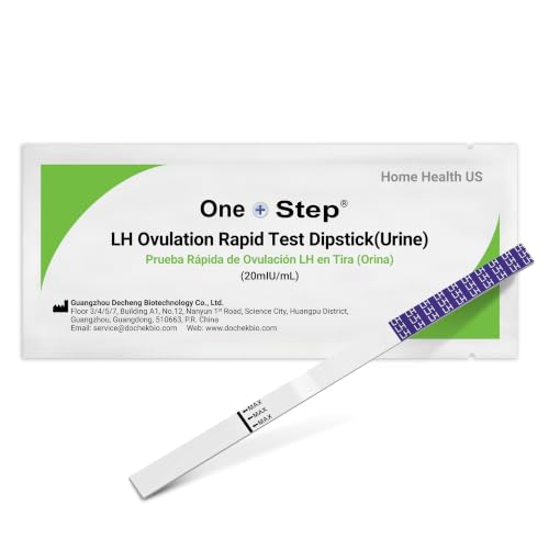 Image of One Step Ovulation Test Strips (100 Pack) - Easy At Home Ovulation Test Strips - Fast & Accurate Fertility Predictor Kit