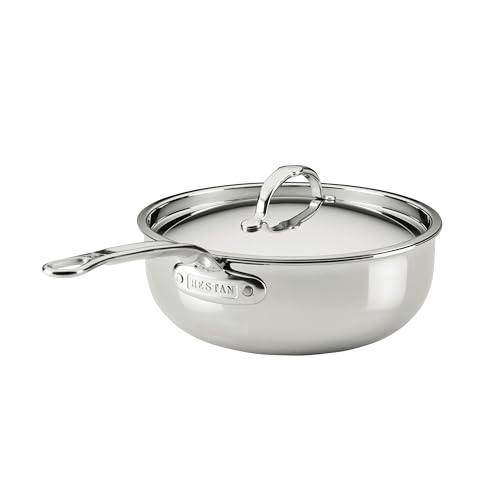 Hestan ProBond Luxe 2-Quart Polished Professional Clad Stainless Steel Saucier