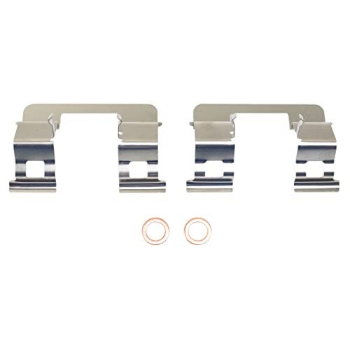Image of TRQ Front Brake Caliper Set Compatible with 07-08 Cadillac 05-08 Chevrolet GMC
