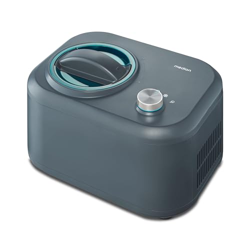 MEDION Heladera con compresor (autorefrigerante, ideal para helado, yogur helado y sorbete, 1 L,...