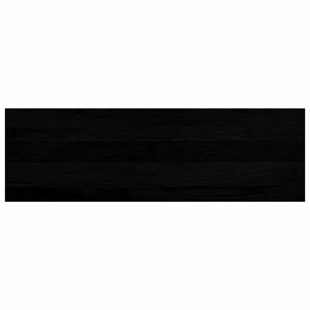 Rantry Davanzali 2 pz Marrone Scuro 80x30x2 cm Legno Massello Rovere, Arredo Mobili da Interni per Camera da Letto Soggiorno Ufficio