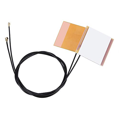 ASHATA IPEX 1 Built-in Antenna,2Pcs/set IPEX 1 IPEX G1 Built-in WiFi Antenna for Notebook,Mini 46cm IPEX 1 IPEX G1 2.4G/5G Stable Signal Yellow Film WiFi Cable for Notebook - Image 2