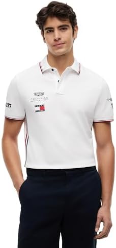 Tommy Hilfiger Men's F1 Short Sleeve Drivers Polo