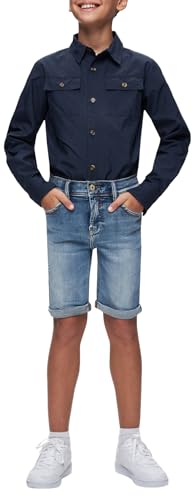 LTB Jeans Jungen Lance B Casual Shorts, Blau, 128 EU