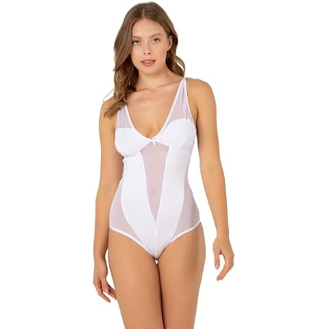 miorre Women's Modal Bodysuit in White Cover