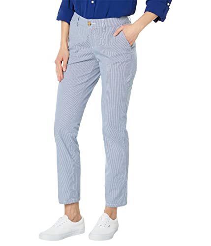 Tommy Hilfiger Damen Hampton Chino Pant-Stripe Unterhose, blau/weiß, 42...