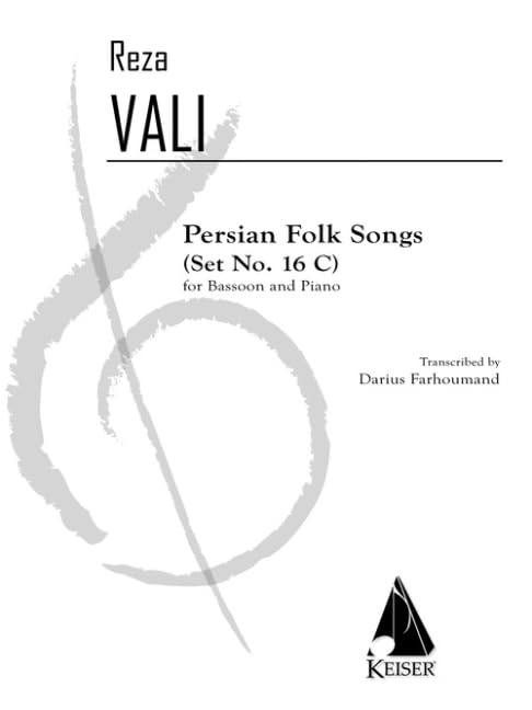 Vali: Persian Folk Songs (Set No. 16C) Bassoon and Piano      Paperback – January 1, 2026