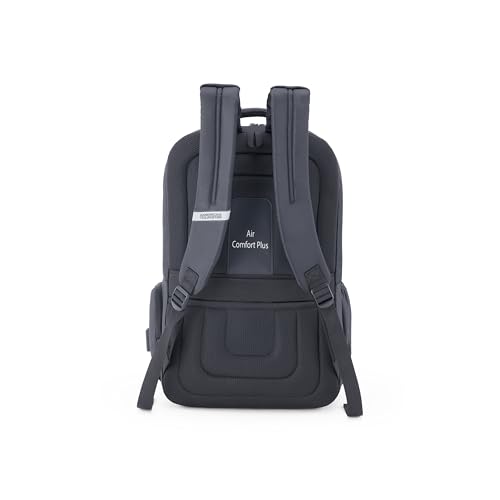 Image of American Tourister Segno 4.0 | 30 Ltrs | 3 Compartments | Bottle Pocket | Ergonomic Padded Back Panel & Shoulder Straps | Laptop Backpack | 1 Year International Warranty | Black