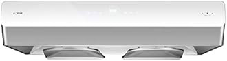 FOTILE Pixie Air UQG3602 36” Stainless Steel Under Cabinet Range Hood, 850 CFMs Kitchen Over Stove Exhaust Vent with LED Lights Dual AC Motors, Motion Control and Touchscreen