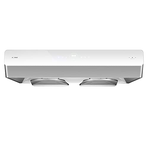 FOTILE Pixie Air UQG3602 36” Stainless Steel Under Cabinet Range Hood, 850 CFMs Kitchen Over Stove Exhaust Vent with LED Lights Dual AC Motors, Motion Control and Touchscreen