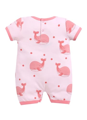 Image of BABYGO Baby Half Sleeve Rompers 100% Cotton for New Born Baby|Daily Suits for Baby Boys & Girls| 0-3M| 3-6M|6-9M|Onesies| Infant Clothes | Pack of 1