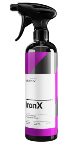 Fiwiko® IronX 500 ml eliminador de óxido y limpiador de llantas CarPro + gamuza de microfibra 1200 GSM Fiwiko