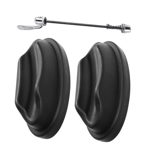 NAMOARLY Bike Trainer Front Wheel Block Steel and Plastic Bike Riser Accessory Kit