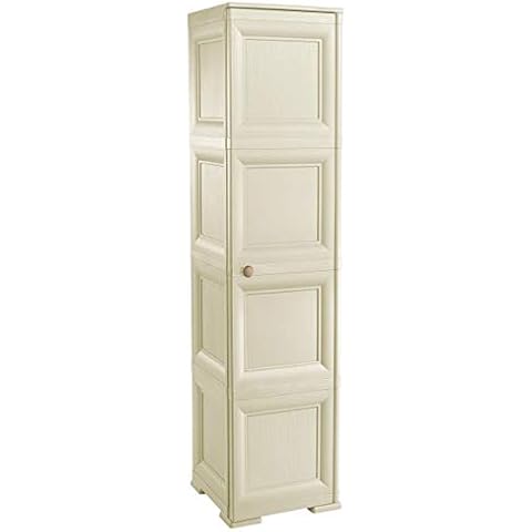 Tontarelli 8085568210 Möbelsäule, 4 Fächer, volle Tür, Mehrzweck Cover