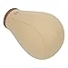 Srliya 23in Cork Canvas Block Head Reusable Wig Head Display with Stand for Hairdressing Making Wigs