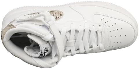 Nike Air Force 1 Mid Womens White/Sanddrift-Black Size 8 | Image 7