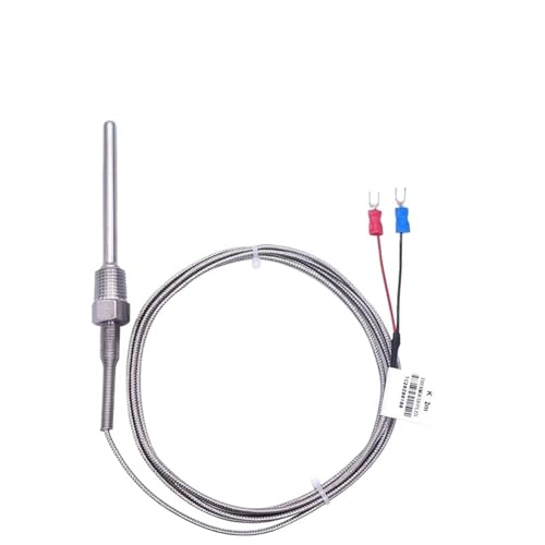 Sonde Type K 800°C thermocouple PT100 acier inoxydable NPT 1/4 câble 5m