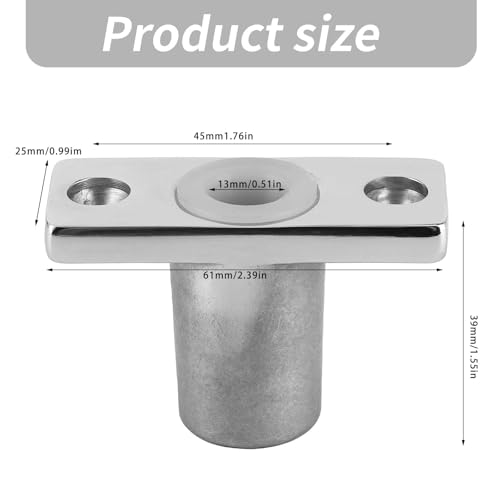 Support de pagaie en acier inoxydable 316 pour éviter les pertes