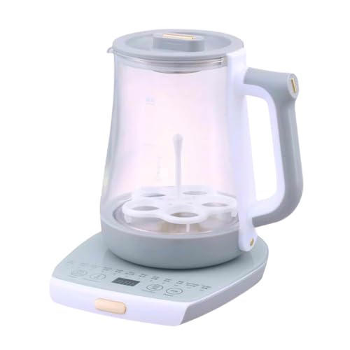 Aoyhome電気ケトル ガラス ?生? 1.8L 大容量 多機能 ガラスケトル 10種類のオプション機能 沸騰自動OFF・空焚き防止機能 コーヒー/ティーポット 湯沸かしポット 家庭、オフィス、贈り物、一人暮らし、お湯を沸かす、お茶を作る、デザート、スー