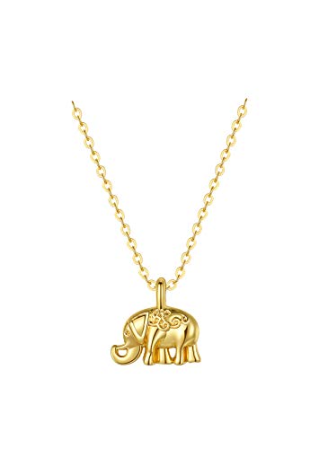 Friendship Clover Necklace Unicorn Good Luck Elephant Necklace with Message Card Gift Card（2&3pack）2