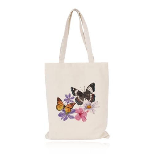 MWUMRCM Mariposa Personalizadas Tote, Bolso Tote de Mujer con