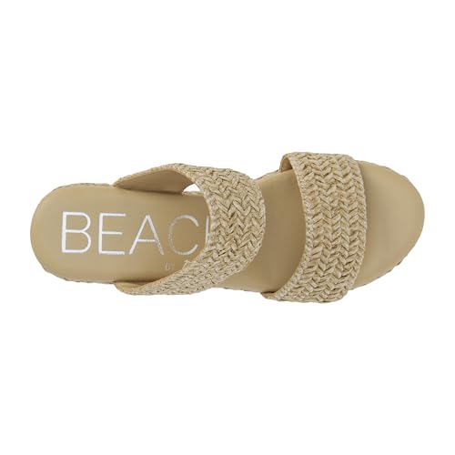 Image of BEACH by Matisse Womens Gem Platform Block Casual Sandals Casual High Heel 3 inch & Up - Off White