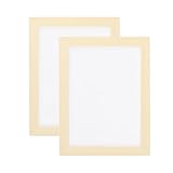 QUARKZMAN Papierherstellung Bildschirm Holz Papierherstellung 9,8 x 7,5 Zoll Papierherstellungsrahmen-Set für DIY Papierhandwerk Herstellung von Karten, Lesezeichen, 2 Packungen