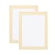 QUARKZMAN Papierherstellung Bildschirm Holz Papierherstellung 9,8 x 7,5 Zoll Papierherstellungsrahmen-Set für DIY Papierhandwerk Herstellung von Karten, Lesezeichen, 2 Packungen