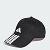 adidas Unisex Bball 3S Cap NEW Logo, Black/White, S-M #4