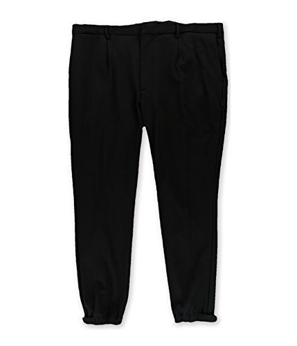 Ralph Lauren Mens Tailored Stretch Jogger Casual Pants, Black, 32W x 32L